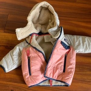 Patagonia 3-6 month reversible jacket